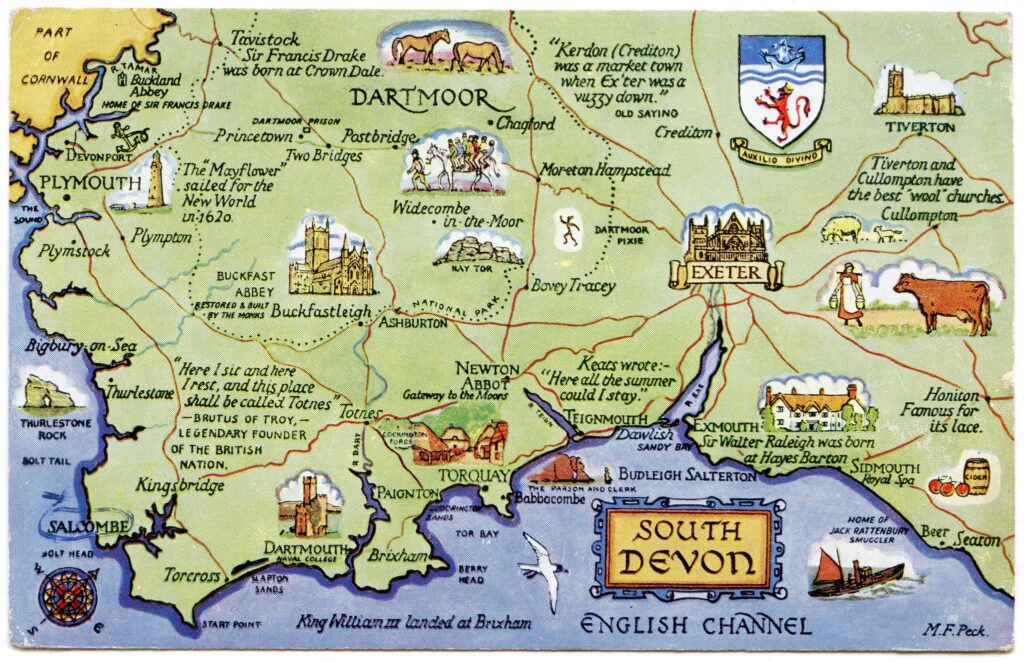 Devon Map